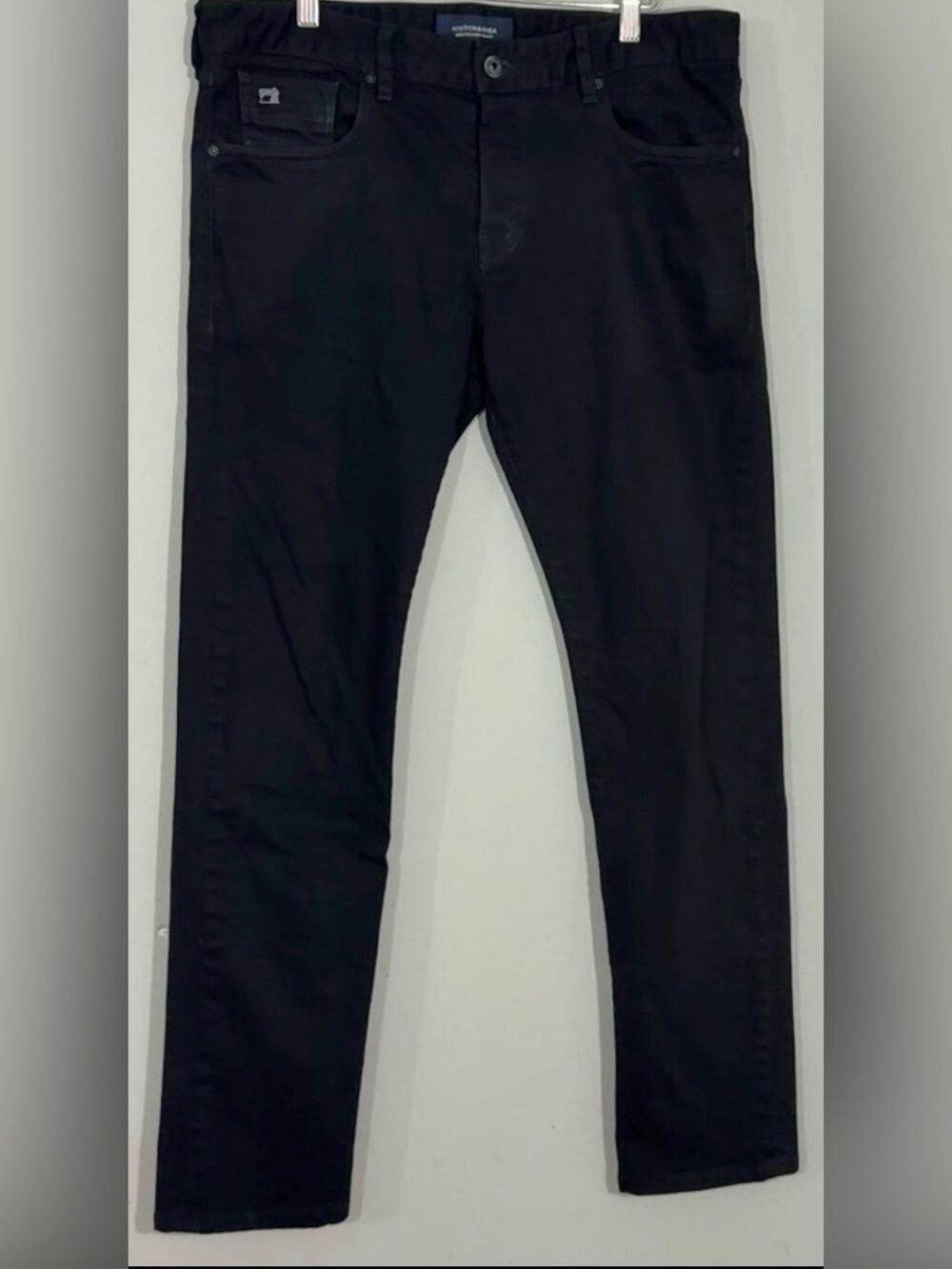 Scotch & Soda Amsterdam Blauw Ralston Black Jeans Mens 34 Slim Straight